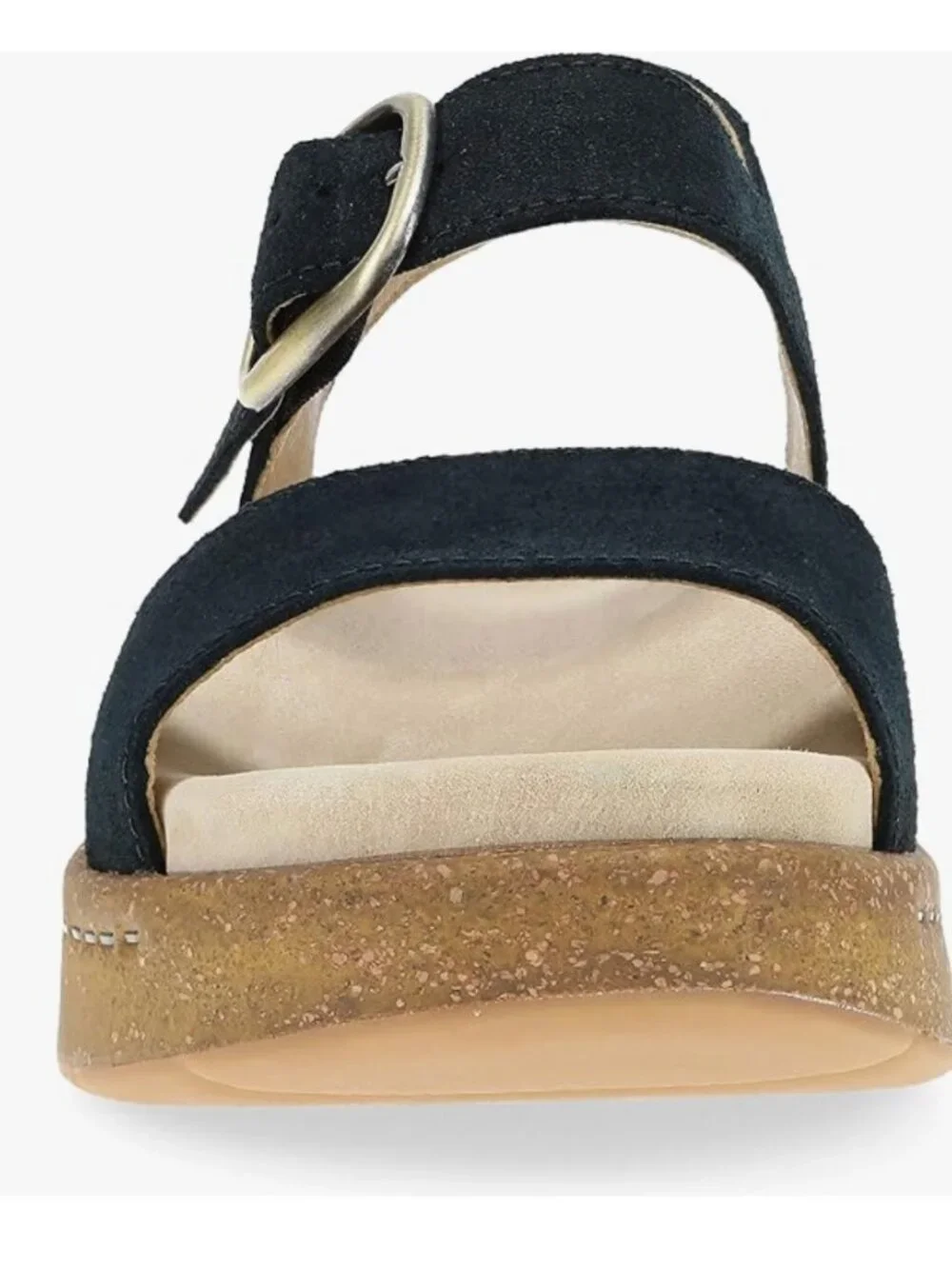 NIB $150 Dansko Bianca Wedge Black Suede Sandal in size 36!